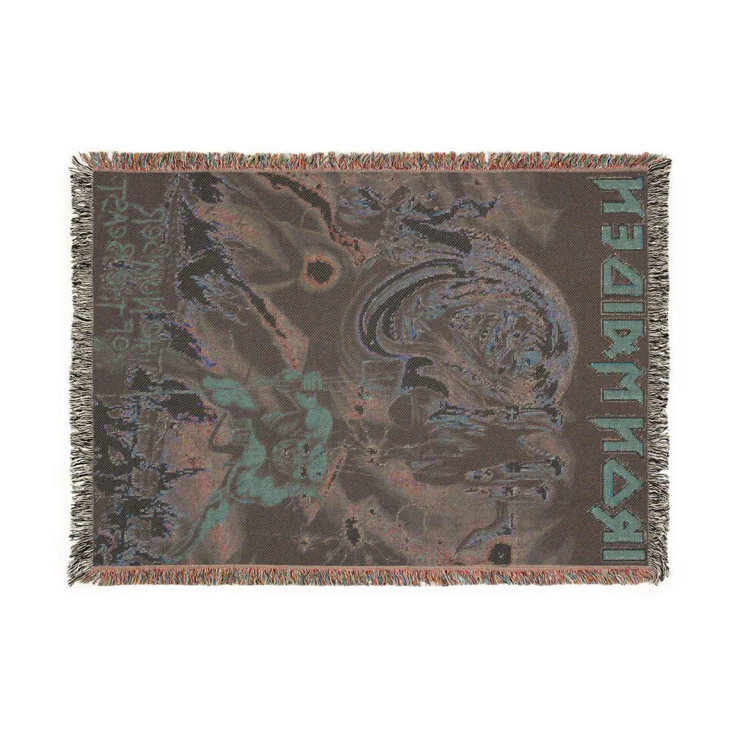Iron Maiden Powerslave Vertical Design Woven Blanket