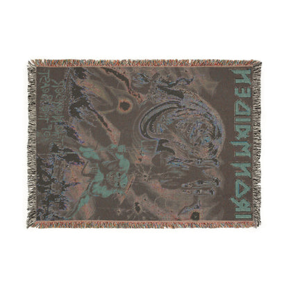 Iron Maiden Powerslave Vertical Design Woven Blanket