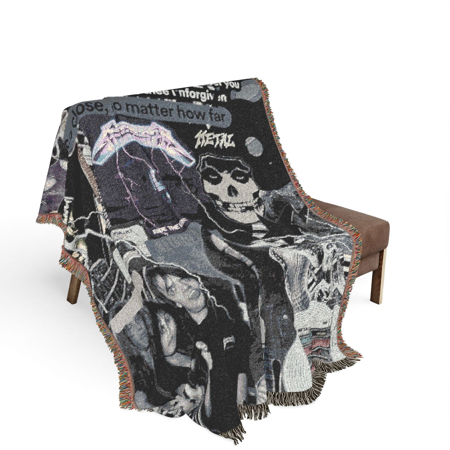 Metallica And Justice For All Woven Blanket