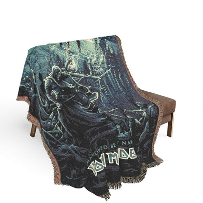 Iron Maiden Live After Death Graveyard Eddie Woven Blanket