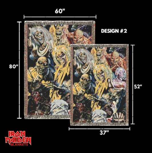 Iron Maiden Eddie Collection Woven Blanket