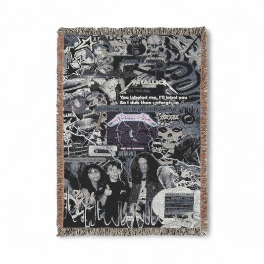 Metallica And Justice For All Woven Blanket