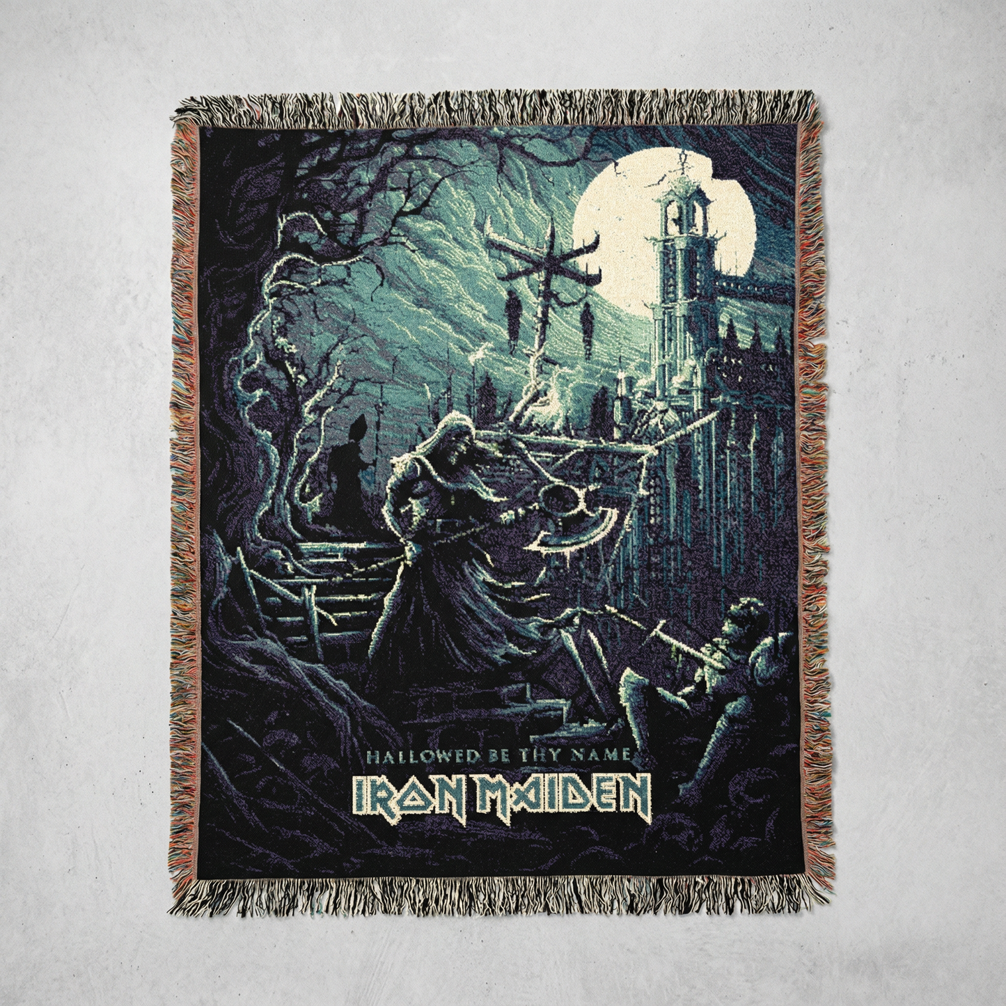 Handmade Iron Maiden Blankets