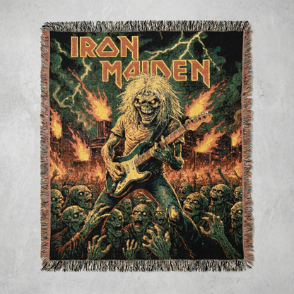 Handmade Iron Maiden Blankets